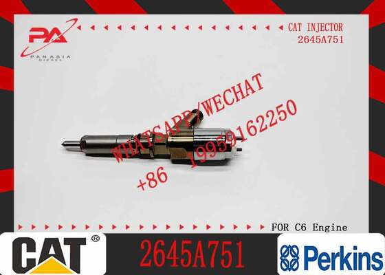 Common Rail Fuel Injector 326-4700 10R-7675 for CAT 320D 323D Excavator C6 C6.4 Engine Injection Nozzle 3264700 10R7675 2645A751