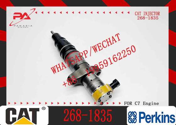 Caterpillar Fuel Injector 268-1835 268-1840 Suitable for Caterpillar Cat C7 C9 Engine 962H 950H Wheel Loader Ap-755 Asphalt Paver