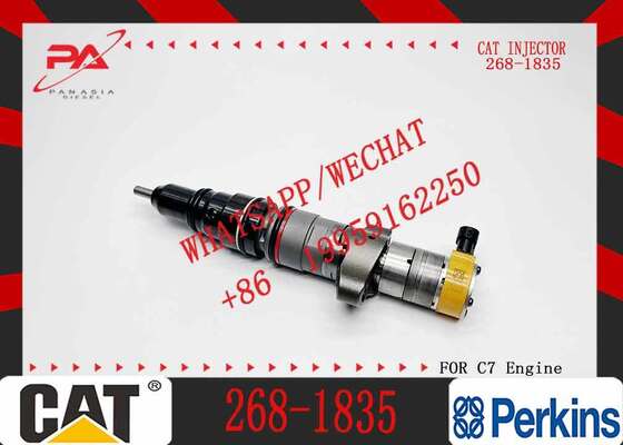 Caterpillar Fuel Injector 268-1835 268-1840 Suitable for Caterpillar Cat C7 C9 Engine 962H 950H Wheel Loader Ap-755 Asphalt Paver