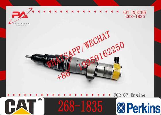 Caterpillar Fuel Injector 268-1835 268-1840 Suitable for Caterpillar Cat C7 C9 Engine 962H 950H Wheel Loader Ap-755 Asphalt Paver