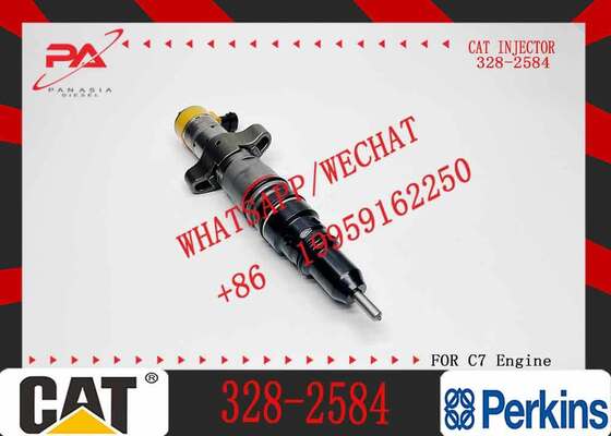 Caterpillar New 328-2584 20R-8058 3282584 20R8058 Common Rail Fuel Injector for C7 Engine Excavator 324D 325D Aftermarket Diesel Parts