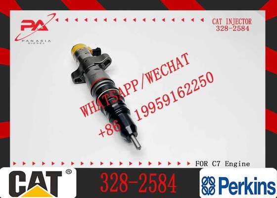 Caterpillar New 328-2584 20R-8058 3282584 20R8058 Common Rail Fuel Injector for C7 Engine Excavator 324D 325D Aftermarket Diesel Parts