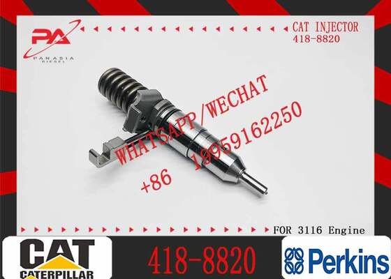 Industrial Grade Caterpillar 3116 Injector 418-8820 | CAT Diesel Fuel Injector Assembly | OEM & Aftermarket Replacement | Cross Reference 0R8479 1278216 10R0957 | Compatible with CAT Construction M...
