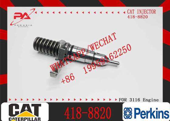 Industrial Grade Caterpillar 3116 Injector 418-8820 | CAT Diesel Fuel Injector Assembly | OEM & Aftermarket Replacement | Cross Reference 0R8479 1278216 10R0957 | Compatible with CAT Construction M...