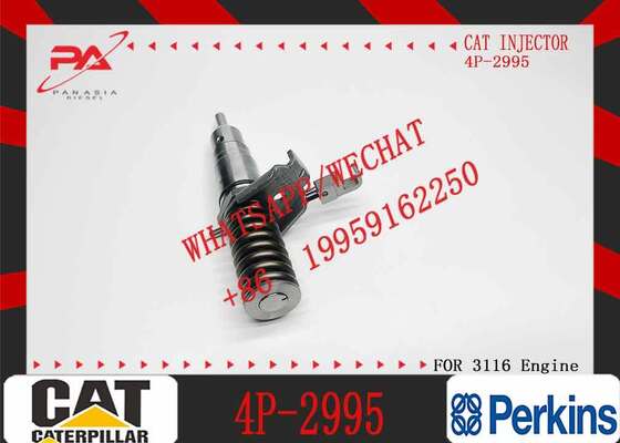 Industrial Diesel Injector 4P-2995 for Caterpillar CAT 3116 Engine | OEM Fuel Injector Cross Reference 0R2924 7E6408 8N7005 | High Pressure Diesel Injection System for CAT Equipment Truck Marine Ge...