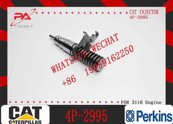 Industrial Diesel Injector 4P-2995 for Caterpillar CAT 3116 Engine | OEM Fuel Injector Cross Reference 0R2924 7E6408 8N7005 | High Pressure Diesel Injection System for CAT Equipment Truck Marine Ge...