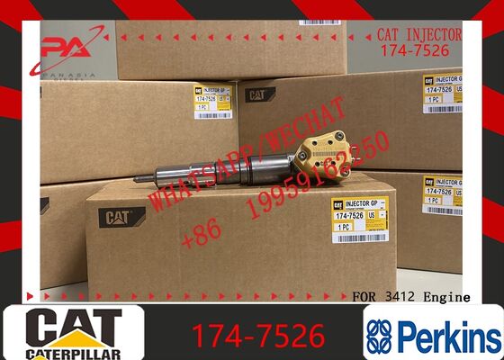 Truck Engine Parts Common Rail Disesl Fuel Injector 174-7526 20R-0758 1747526 20R0758 for 3412E