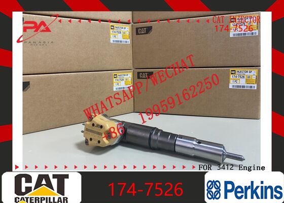 Truck Engine Parts Common Rail Disesl Fuel Injector 174-7526 20R-0758 1747526 20R0758 for 3412E