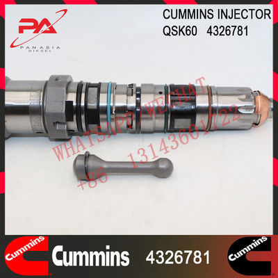 4326781 Cummins K60 QSK60 Diesel Engine Fuel Injector 4002145 4087894 4088428