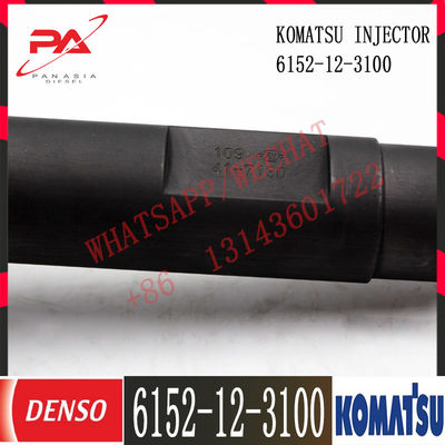 6152-12-3100 Komatsu Fuel Injectors PC400-6 WA470-3/WA450-3 Excavator SA6D125E-2