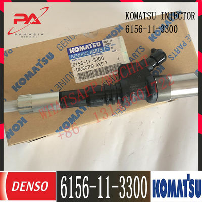 6156-11-3300 KOMATSU Fuel injector  095000-1211 6156-11-3300 SAA6D125 Engine PC400-7 / PC450-7