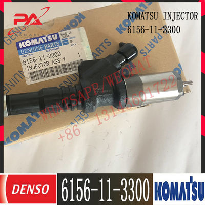 6156-11-3300 KOMATSU Fuel injector  095000-1211 6156-11-3300 SAA6D125 Engine PC400-7 / PC450-7