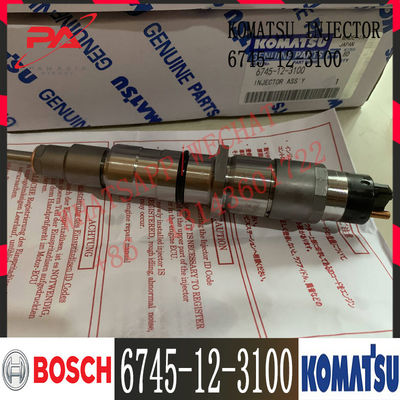 6745-12-3100 Komatsu Diesel PC300-8 PC300LC-8 PC350LC-8 D65EX-15E0 Engine Fuel injector 6745-12-3100 0445120236