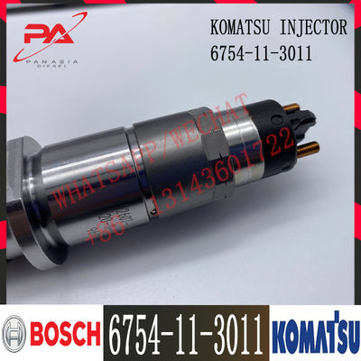 6754-11-3011 Komatsu Excavator QSB6.7 Diesel Engine Fuel Injector 5263262 0445120231 6754-11-3011