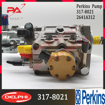 Delphi Perkins Diesel Engine Common Rail Fuel Pump 317-8021 2641A312 3178021 32F61-10301 For C-A-T  C6.6