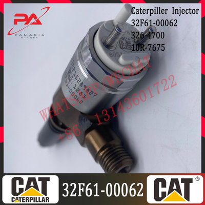 C-A-Terpiller Common Rail 3264700 Fuel Injector 32F61-00062 326-4700 10R-7675 Excavator For C6.4 320D 321D Engine