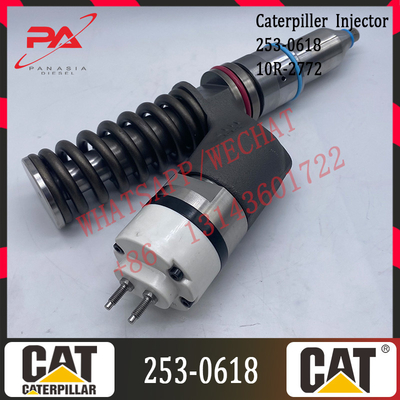 C-A-Terpiller Common Rail Fuel Injector 253-0618 10R-2772 Excavator For C15/C18/C32 2530618 Engine
