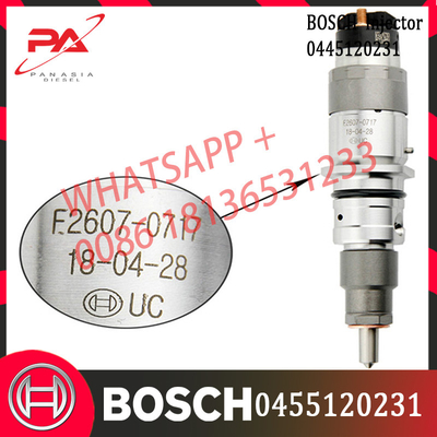 Common rail fuel injector 0445120059 0445120231 for Komatsu excavator PC200-8