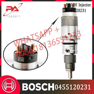 Common rail fuel injector 0445120059 0445120231 for Komatsu excavator PC200-8