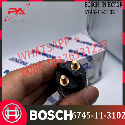 0445120236 6745-11-3102 Common Rail Diesel Fuel Injector QSL9 QSC8.3 3973060 5263308