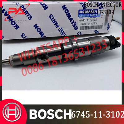 0445120236 6745-11-3102 Common Rail Diesel Fuel Injector QSL9 QSC8.3 3973060 5263308