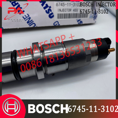 0445120236 6745-11-3102 Common Rail Diesel Fuel Injector QSL9 QSC8.3 3973060 5263308