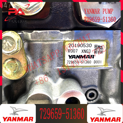 JISION Excavator Spare Parts 4TNV88 Fuel Injection Pump Assembly 729659-51360 729688-51350