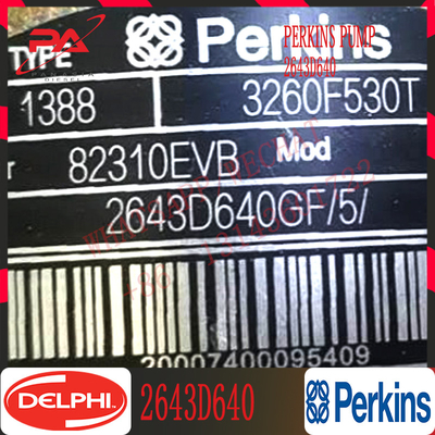 V3349F333T 4 Cylinder Fuel Injection Pump 3349F260T 2643D640 For Perkins Engine 1104C