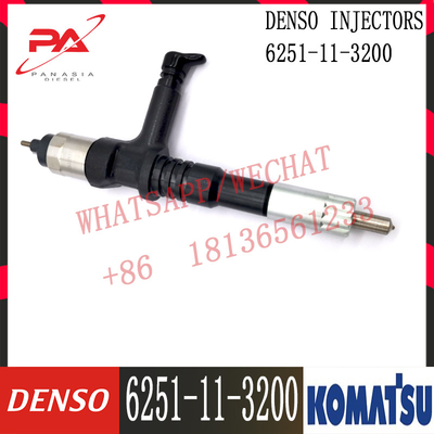 095000-6640 6251-11-3200 6251-11-3201 Komatsu Injector For SAA6D125E-5C/5D Engine