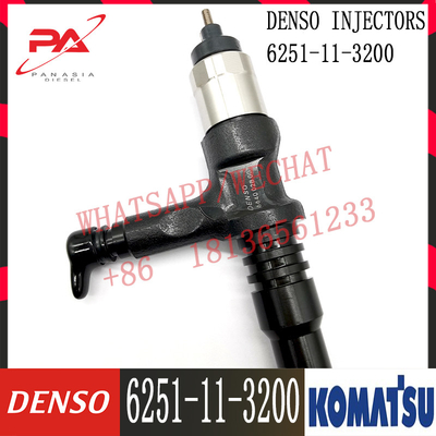 095000-6640 6251-11-3200 6251-11-3201 Komatsu Injector For SAA6D125E-5C/5D Engine