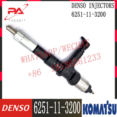 095000-6640 6251-11-3200 6251-11-3201 Komatsu Injector For SAA6D125E-5C/5D Engine