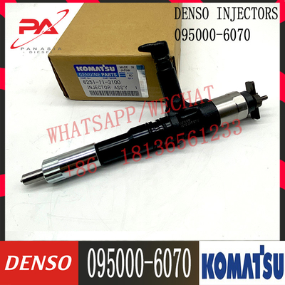 095000-6070 Diesel Common Rail Injector For KOMATSU PC350-7 PC400-7 6251-11-3100