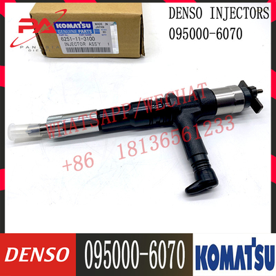 095000-6070 Diesel Common Rail Injector For KOMATSU PC350-7 PC400-7 6251-11-3100
