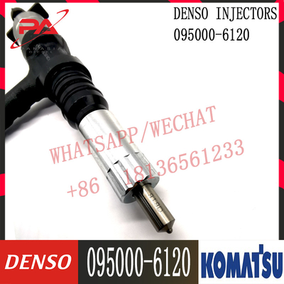 095000-6120 Komatsu Fuel Injectors For PC600 Excavator 6261-11-3100 Diesel