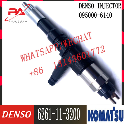 6261-11-3200 Komatsu Diesel PC800-8 D155AX-6 Engine Fuel injector 6261-11-3200 095000-6140