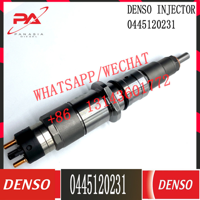 PC300-8 Excavator Rail Diesel Engine Fuel Injector 5263262 0445120231 0445120236 0445120029