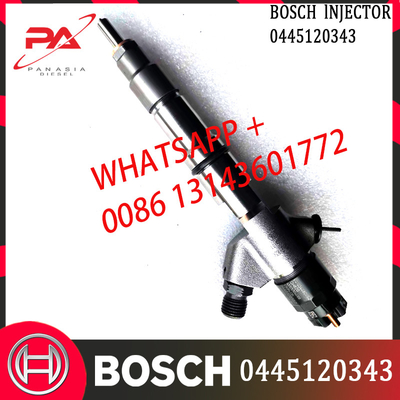 Common Rail Diesel Fuel Injector 0445 120 343 612640080031 0445120343 For Weichai WD10-EU4