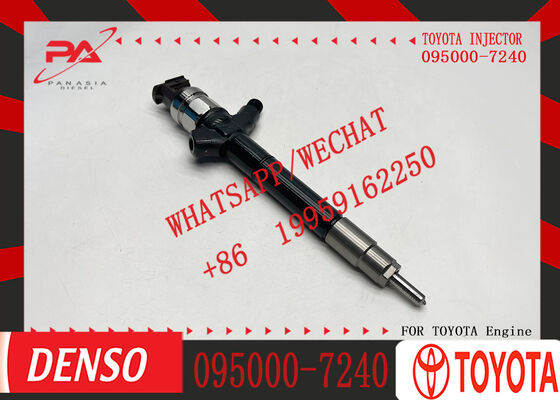 Inyector de riel común de alta calidad 23670-0R160 23670-0R010 095000-7240 095000-7600 Boquilla de inyector de combustible diésel para Toyota 2AD-FTV