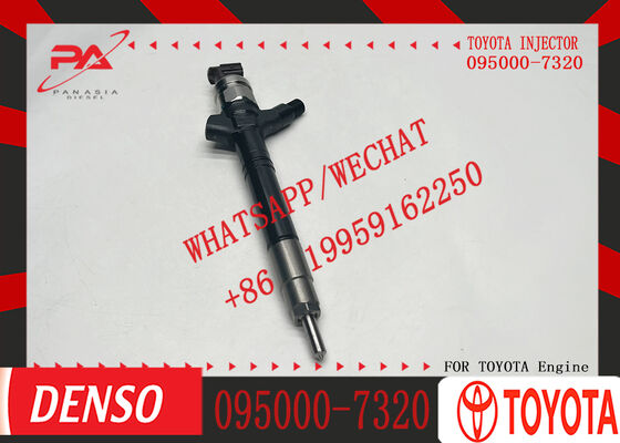 Inyector de combustible de alta calidad Common Rail 095000-7320 23670-0R130 para motor Toyota Hiace Hilux 1KD-FTV