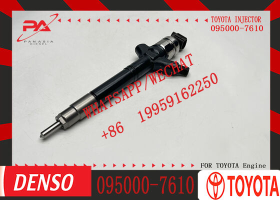 Inyector de combustible diésel de venta real en caliente Inyector de tren común 095000-7610 23670-09260 2367009260